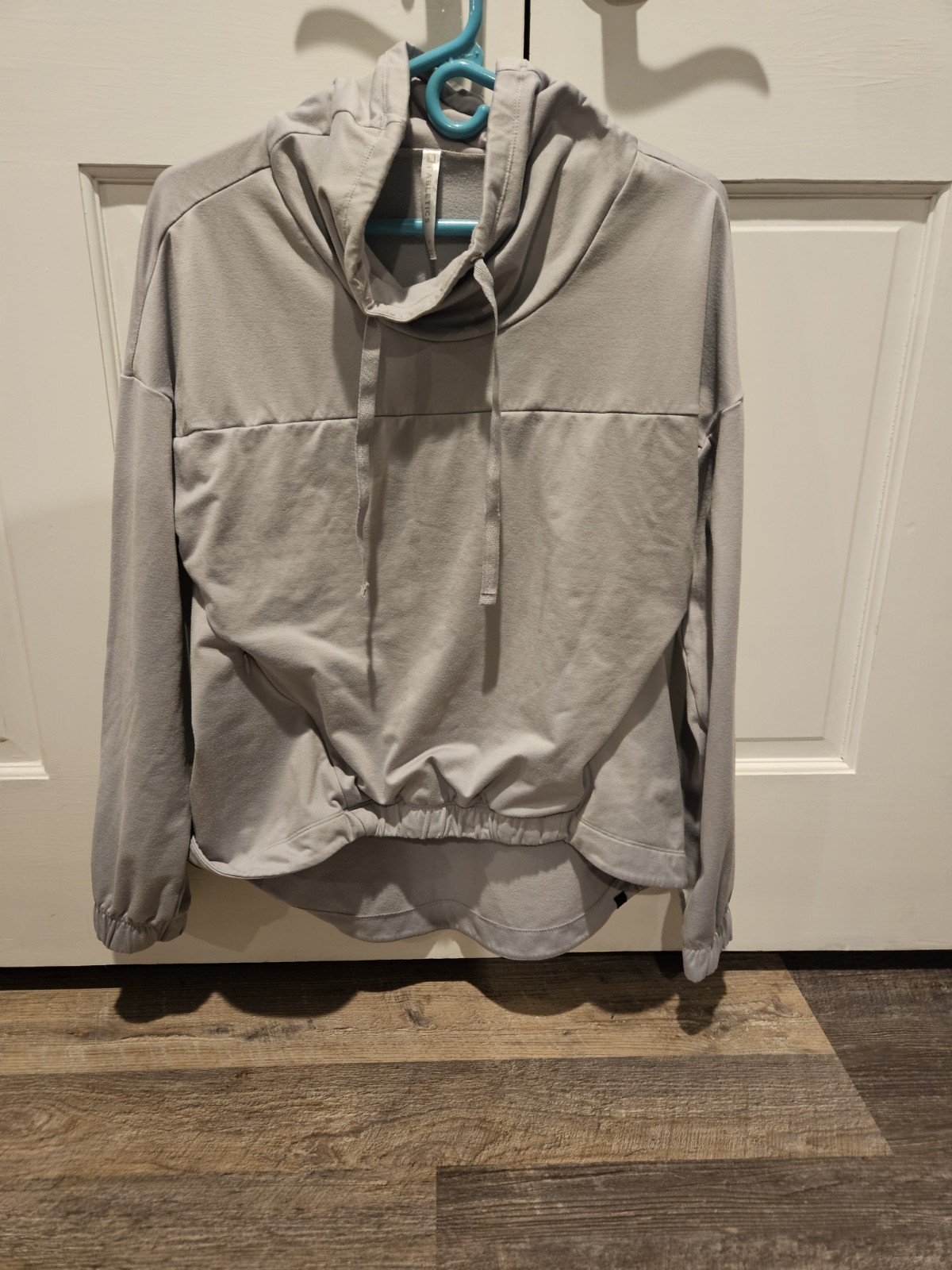 Fabletics Pullover Light Gray Long Sleeve Tunic S… - image 5