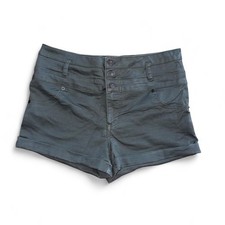 Mossimo High-Waisted Dark Olive Green Button-Fly Shorts Size 12 / 31