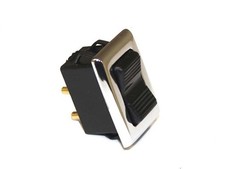 4-Pol. Rundpol Fensterheberschalter mit Chrom Rand Mercedes R107 W108 W111 uvm.