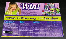 LEGO 3930 Friends - Stephanie's Outdoor Bakery - Instructions ONLY - 2012