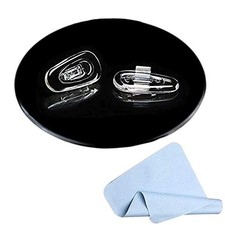 Push-in Eyeglass Nose Pads, 6 Pairs 14mm Soft Silicone Push in Nose Pads for
