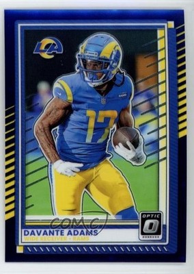 2025 Panini Donruss Optic Purple Stars Prizm 9/15 Davante Adams #64 3hd