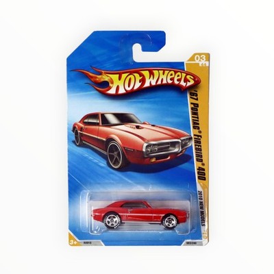 Hot Wheels '67 Pontiac Firebird 400 3/240 - Red - 2010 Mainline B