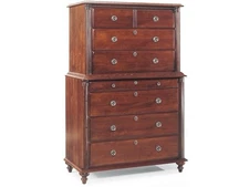 Durham Furniture Savile Row Chest on Chest Solid Wood 8 Drawer Dresser