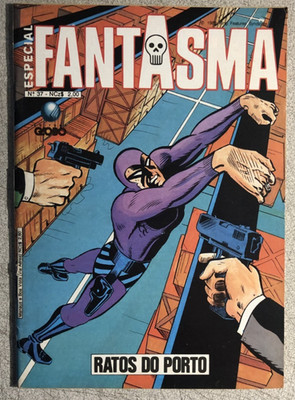 THE PHANTOM #37 (1989 Brazil) Portuguese language smaller comic book FINE+