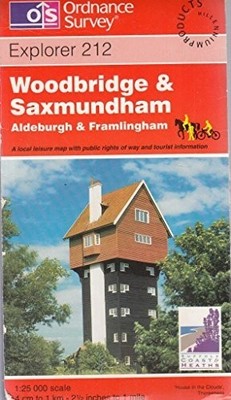 Woodbridge and Saxmundham (Explorer Maps) by Ordnance Survey 0319218422