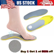 Orthotic Shoe Insoles Insert 1Pair Flat Feet High Arch Support Plantar Fasciitis