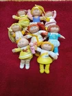 Lot Of 8 Vintage Cabbage Patch Kids 3.5" Poseable Figure 1984