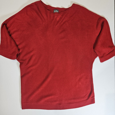 Soho New York And Company Sweater Womens Size XS Red Half Sleeve Night Out Top