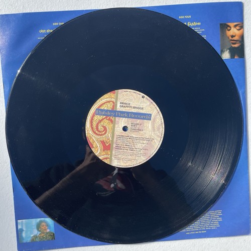 Vinyl Record LP Prince Graffiti Bridge 1990 Double Album - Picture 11 of 14
