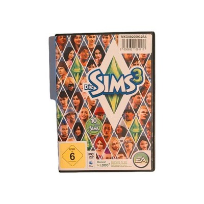 Die Sims 3 | PC & Mac | DVD-ROM | Simulation | USK 6 | inkl. Key | Top Zustand