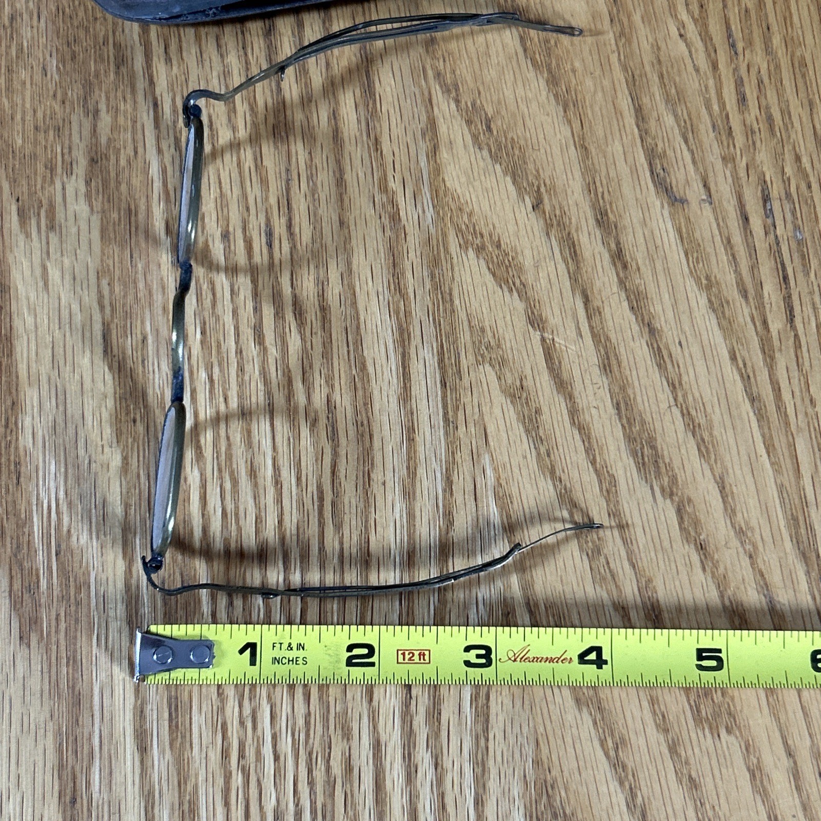 Antique Eyeglasses Spectacles Rectangle Frames Me… - image 9