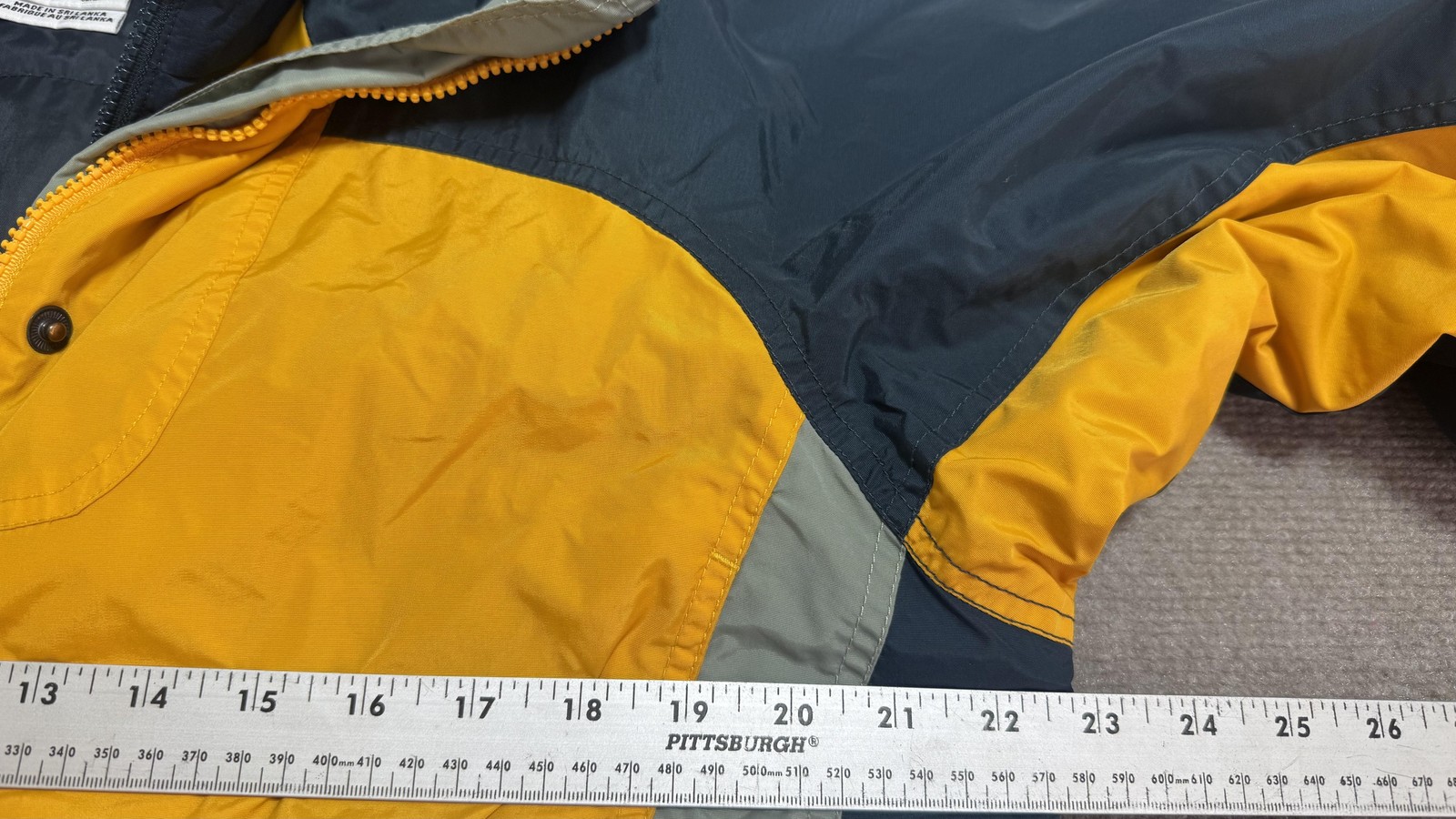 Vintage Columbia Jacket Womens Small Yellow 3-in-1 Hooded Colorblock Terra Nova thumbnail 5