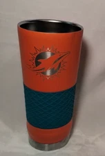 Great American Products Miami Dolphins 24Oz Insulated Stainless Steel Travel Mug