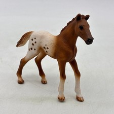 Schleich Appaloosa Foal Colt Model Horse Figure Brown White Spots 2017