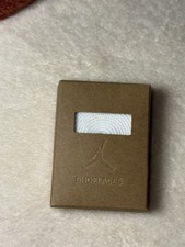 NIKE AIR JORDAN WHITE SHOE LACES RETRO 1 HIGH OG REPLACEMENTLACES NEW NEVER USED