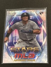 2023 Topps Anthony Volpe Chrome Stars of the MLB Insert Rookie Card NM