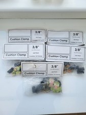 3/8" Cushion Clamp Job Pack 10 Clamps – Pipe Support Rubber Lined Channel Mount