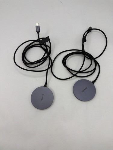 2x UGREEN - Magnetic Wireless Charger for iPhone 17 16 15 14 13 12 Series - Grey
