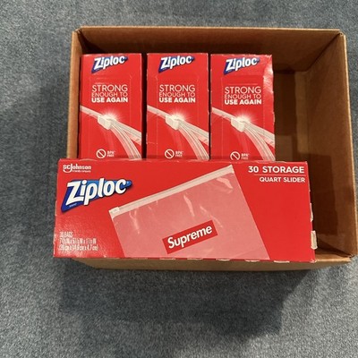 Supreme Ziploc Bags LOT OF 4 (30 Count Each)  NEW IN HAND READY TO SHIP