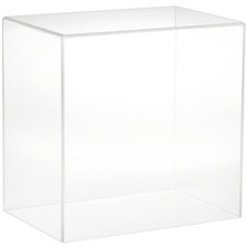 Plymor Clear Acrylic Display Case with No Base, 9" W x 6" D x 9" H