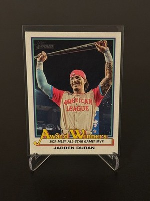 Jarren Duran [Award Winners Insert] #AW-10 2025 Topps Heritage High Number