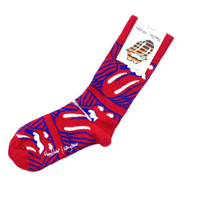 Happy Socks Rolling Stones Unisex Novelty Women's 5.5-9.5 Men's 4.5-7.5 NWT