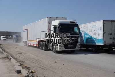 LKW Foto Foton AUMAN GTL Kofferauflieger Kirgisistan weiß #w2oh
