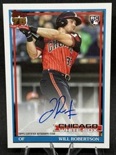 2026 Topps Series 1 1991 Topps Baseball Autographs Will Robertson Rookie