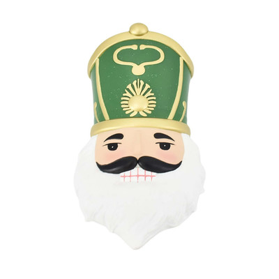 LED Nutcracker Christmas Tree Topper, Green 13.75'', by Holiday Time **damaged**