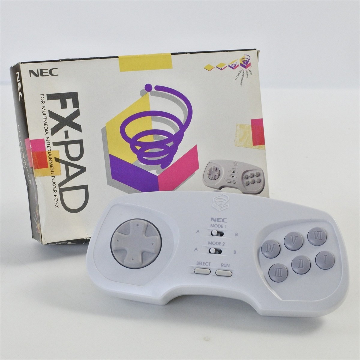 NEC FX-PAD Controller For PC-FX -GOOD- Boxed Tested Control pad
