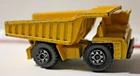 1976 Matchbox Lesney Superfast Yellow Dump Truck No. 58