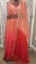 Anarkali Gown Wedding Party Wear Long Drees Traditional Wear Outfit