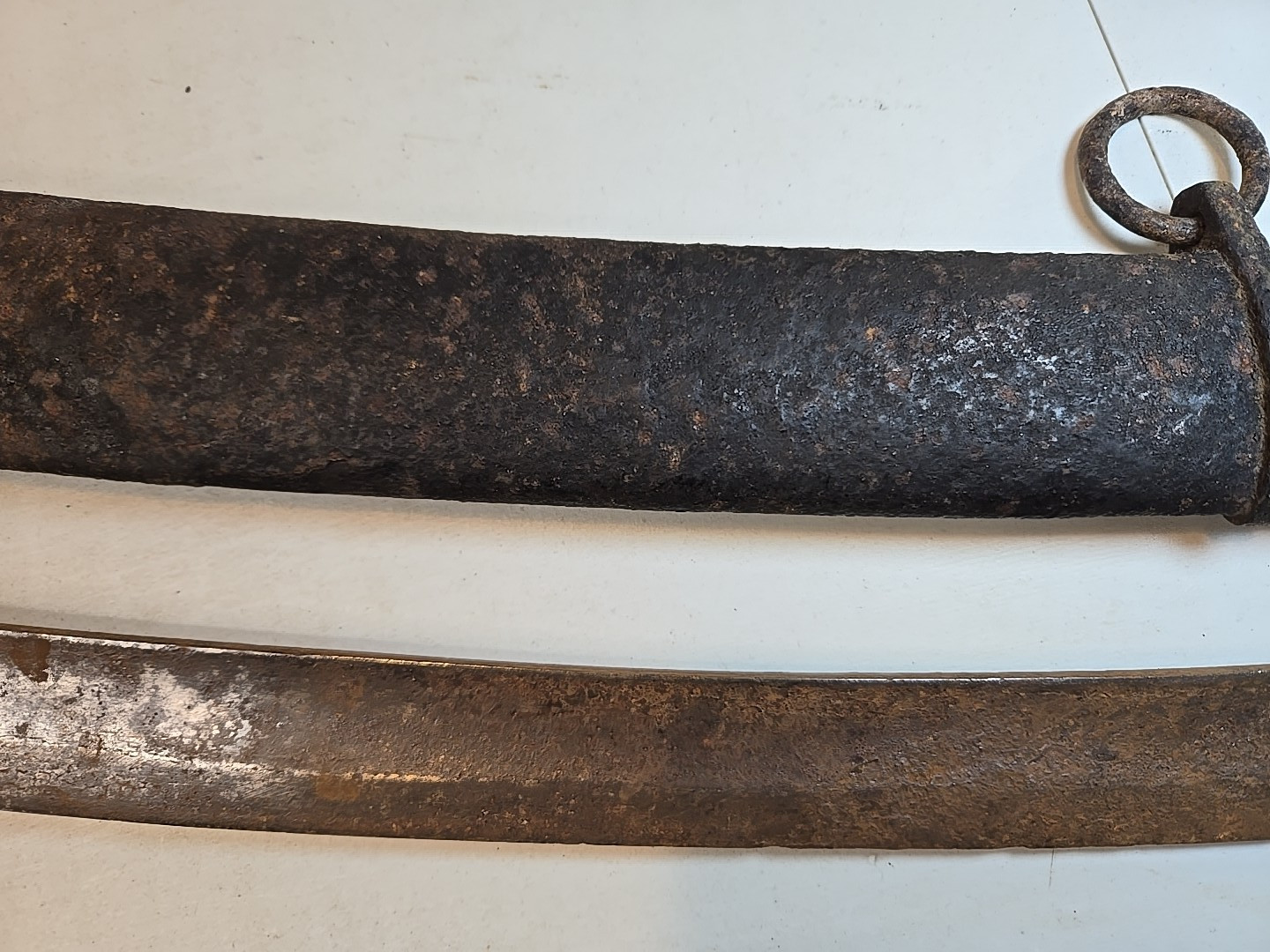 British Pattern 1796 Light Cavalry Troopers Sword w/Scabbard - Relic