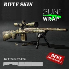 Camouflage Guns Wrap Skins Premium Vinyl Sticker Matte Rifle Pre-Cut OCP