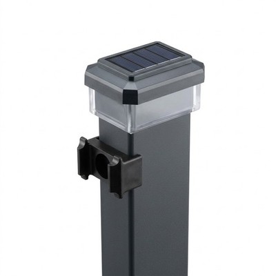 6er Packung 6040 Solar Zaunleuchte LED Zaun Beleuchtung Doppelstabmattenzaun