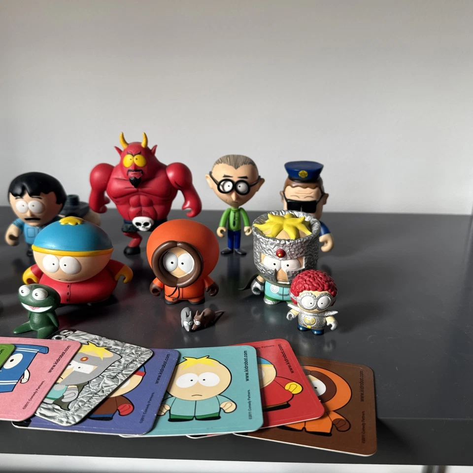 FIGURINE 3” KIDROBOT SOUTH PARK SERIE 1 COMPLET SERIE - Photo 2/4