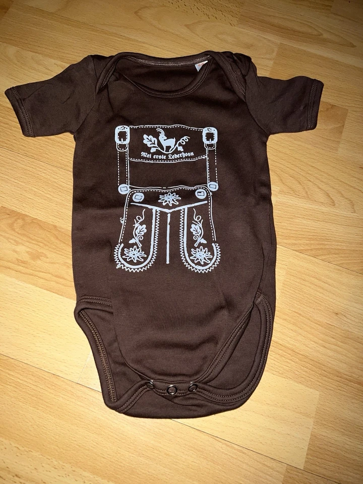 Baby Body - Oktoberfest - Mei erste Lederhosn - Größe 68