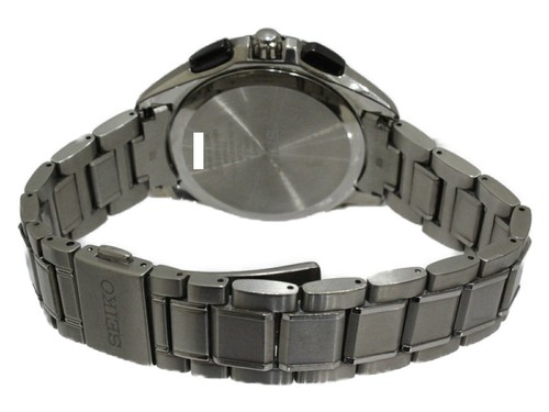 SEIKO Brights SAGA241: Solar Titanium Black Men's Watch - Picture 5 of 14