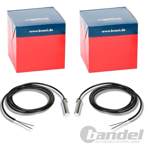 2X Bremi ABS-SENSOR Raddrehzahl ABS-FÜHLER Hinten Passend FüR MERCEDES-BENZ Spri-image