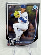 2025 Bowman Chrome Roki Sasaki #12 (RC) Rookie Card