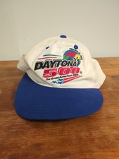 Daytona 500 white Snapback Hat February 20, 2000 The Great American Race Cap
