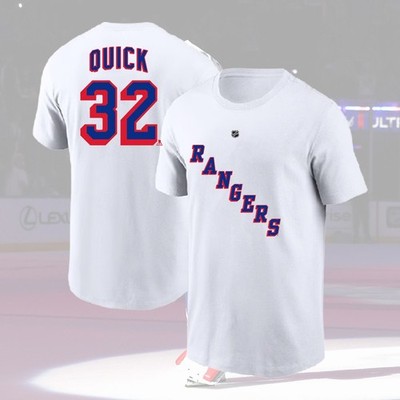 Thank you Jonathan Quick #32 New York Rangers Player Name & Number Fan Look