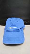 Nike Kids Child Unisex Blue Baseball Cap Hat Adjustable 100 Cotton Swoosh Logo