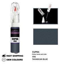 F&Uuml;R CUPRA TAVASCAN BLUE V5G Touch Up Lackstift Pinsel Fix Kit Kratzer Chip Set