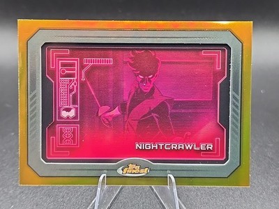 2025 Topps Finest X-Men  97 Nightcrawler Sentinel Scan Gold /50