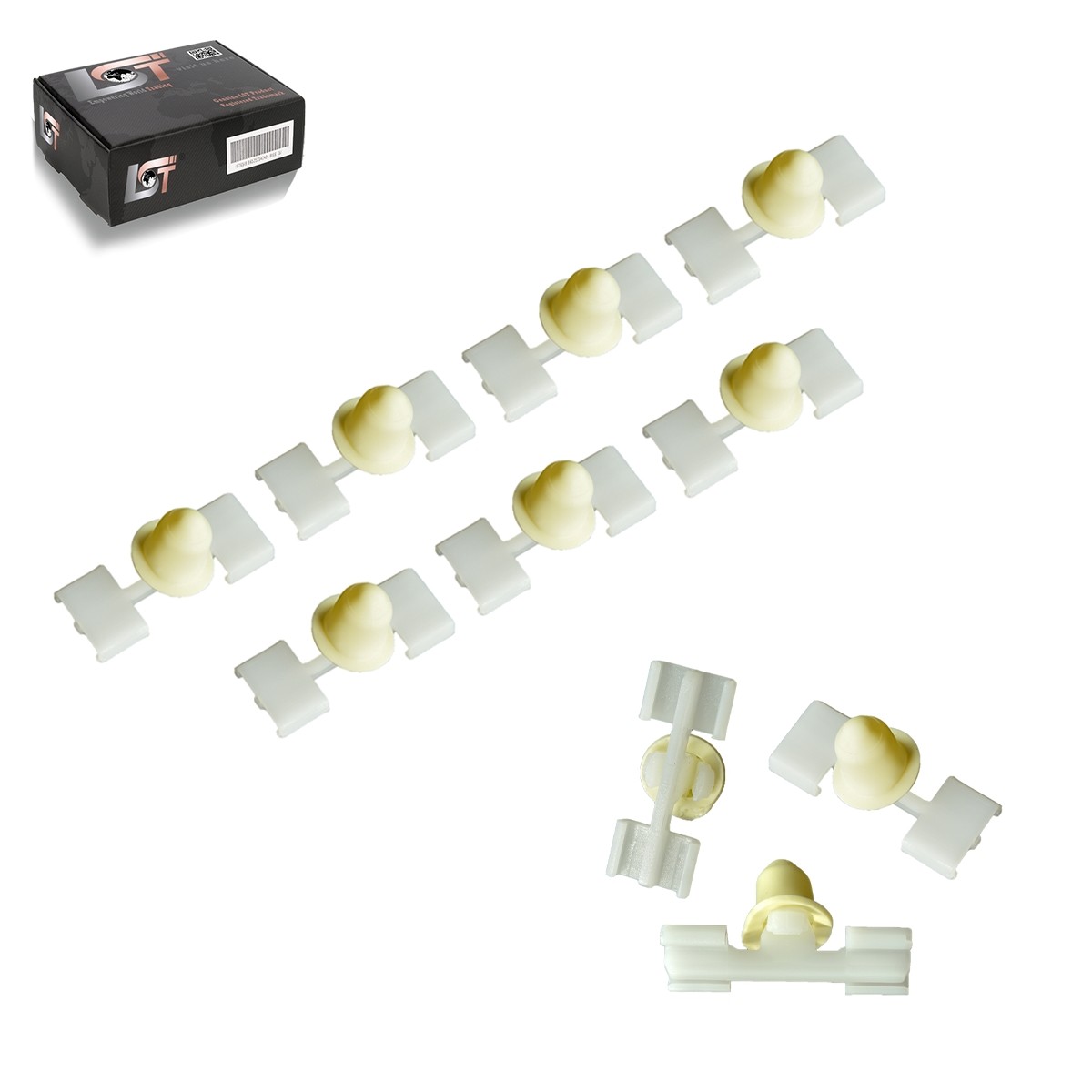 10X For BMW E46 Coupe Cabrio Clip Clips Protection Trim Trim