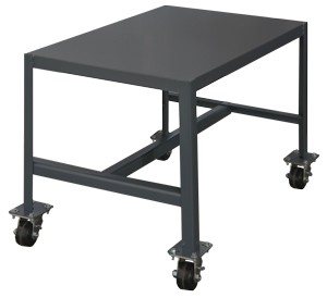 Durham MTM243624-2K195, Medium Duty Machine Table with Castors, 36''x24''x24''