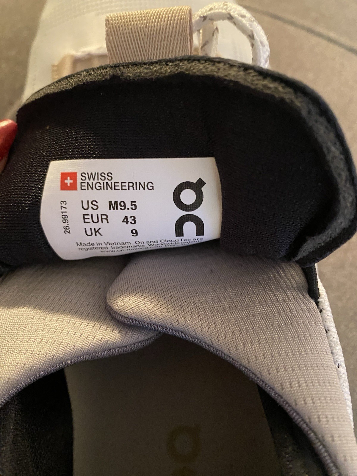 On Cloudnova White  Sand Umber Cloudtec Athletic … - image 3