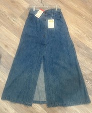 Vintage Ralph Lauren Denim Maxi Skirt Button Still Haves Tags